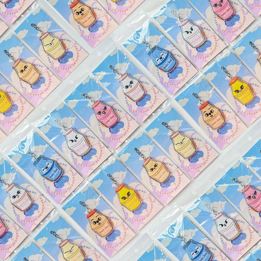 Stray Kids SKZOO Rainbow Acrylic Bottle Keychains