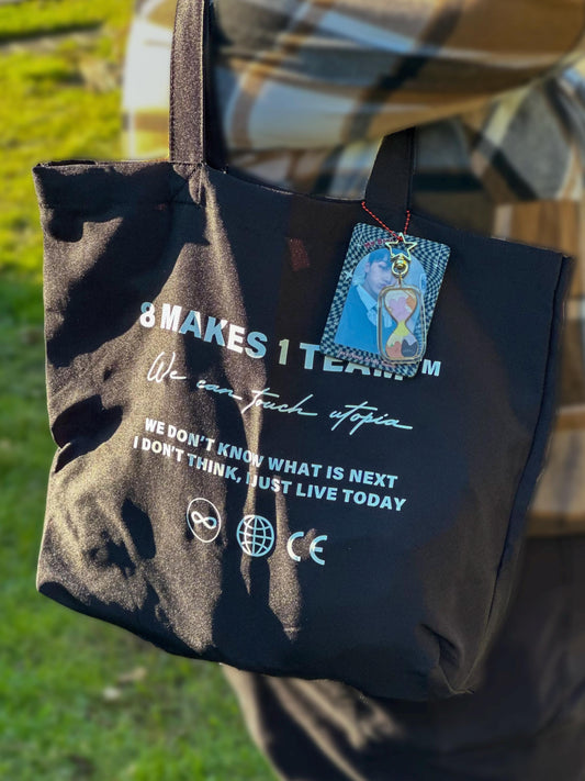 Ateez 8 Makes 1 Team Inspired Tote Bag