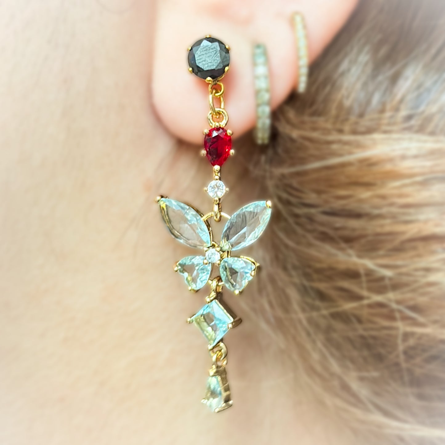 Heaven Official's Blessing Inspired Earrings | Hua Cheng's Butterfly | Xie Lian's Butterfly | Tian Guan Ci Fu Jewelry