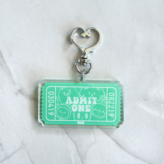 Tomorrow x Together Ppulbatu Admit One Ticket Acrylic Keychain