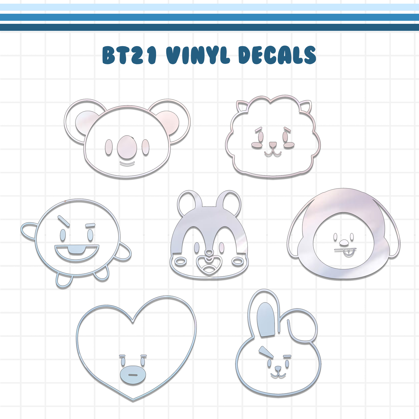 BT21 Vinyl Decal
