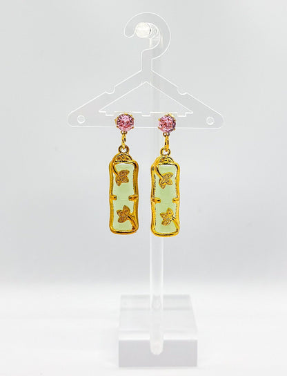 Nezuko Inspired Earrings | Demon Slayer: Kimetsu no Yaiba