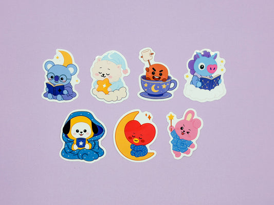 BT21 Celestial Themed Stickers