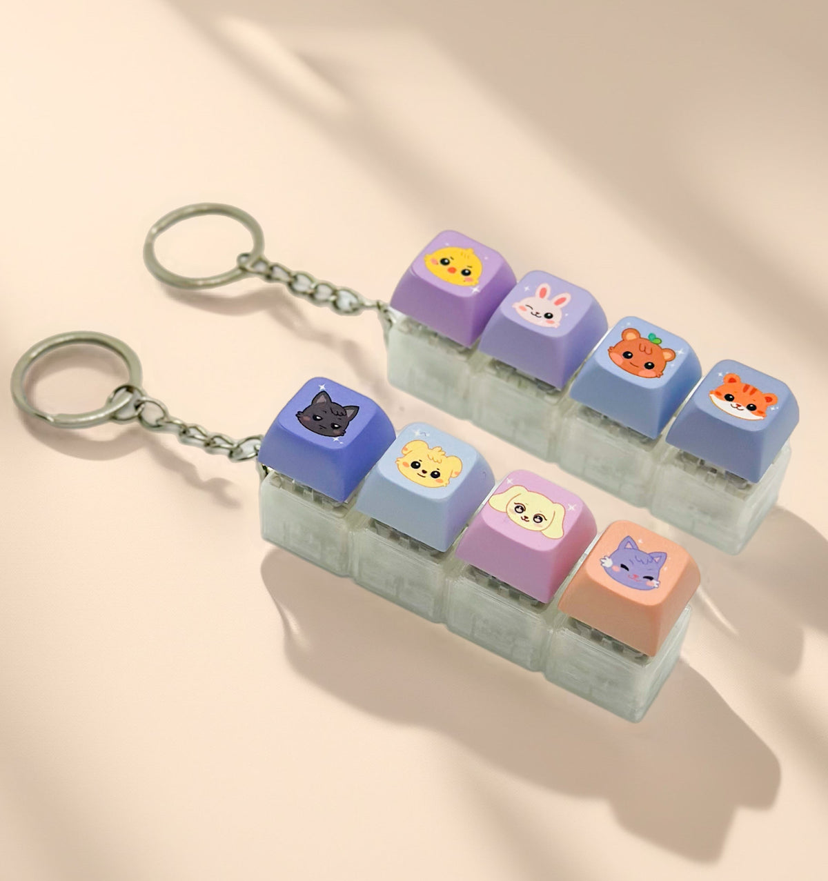 ANITEEZ Keycap Fidget Keychain
