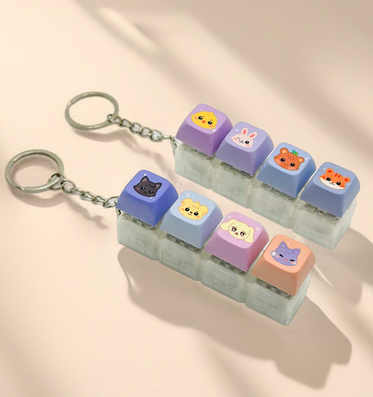 ANITEEZ Keycap Fidget Keychain
