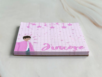 Seokjin Inspired Mini Note Pad