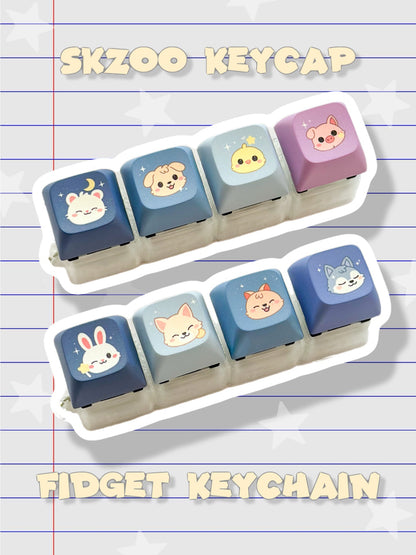 SKZOO Keycap Fidget Keychain