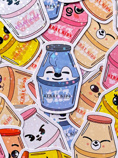 Stray Kids SKZOO Bottled Holographic Sticker Flakes