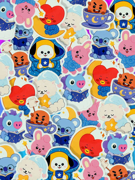 BT21 Celestial Themed Stickers