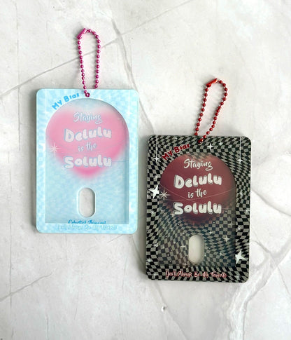 K-Pop Delulu Is The Solulu Acrylic Photocard Holder