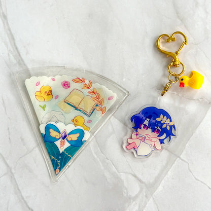 Dr. Ratio Bath Time Acrylic Crepe Keychain Charm
