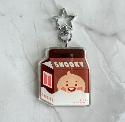 BTS BT21 Milk Carton Acrylic Keychains