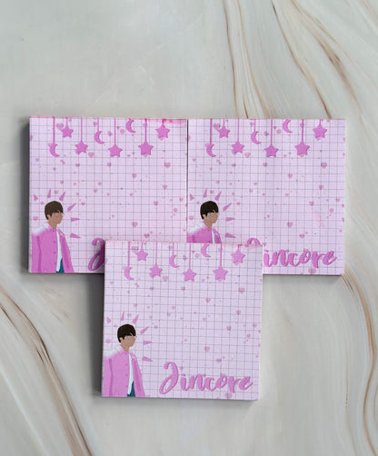 Seokjin Inspired Mini Note Pad