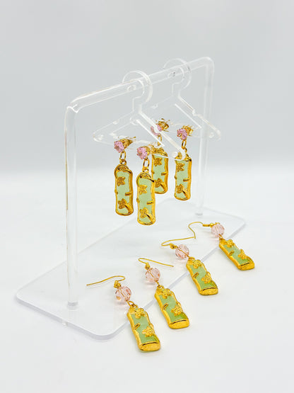 Nezuko Inspired Earrings | Demon Slayer: Kimetsu no Yaiba