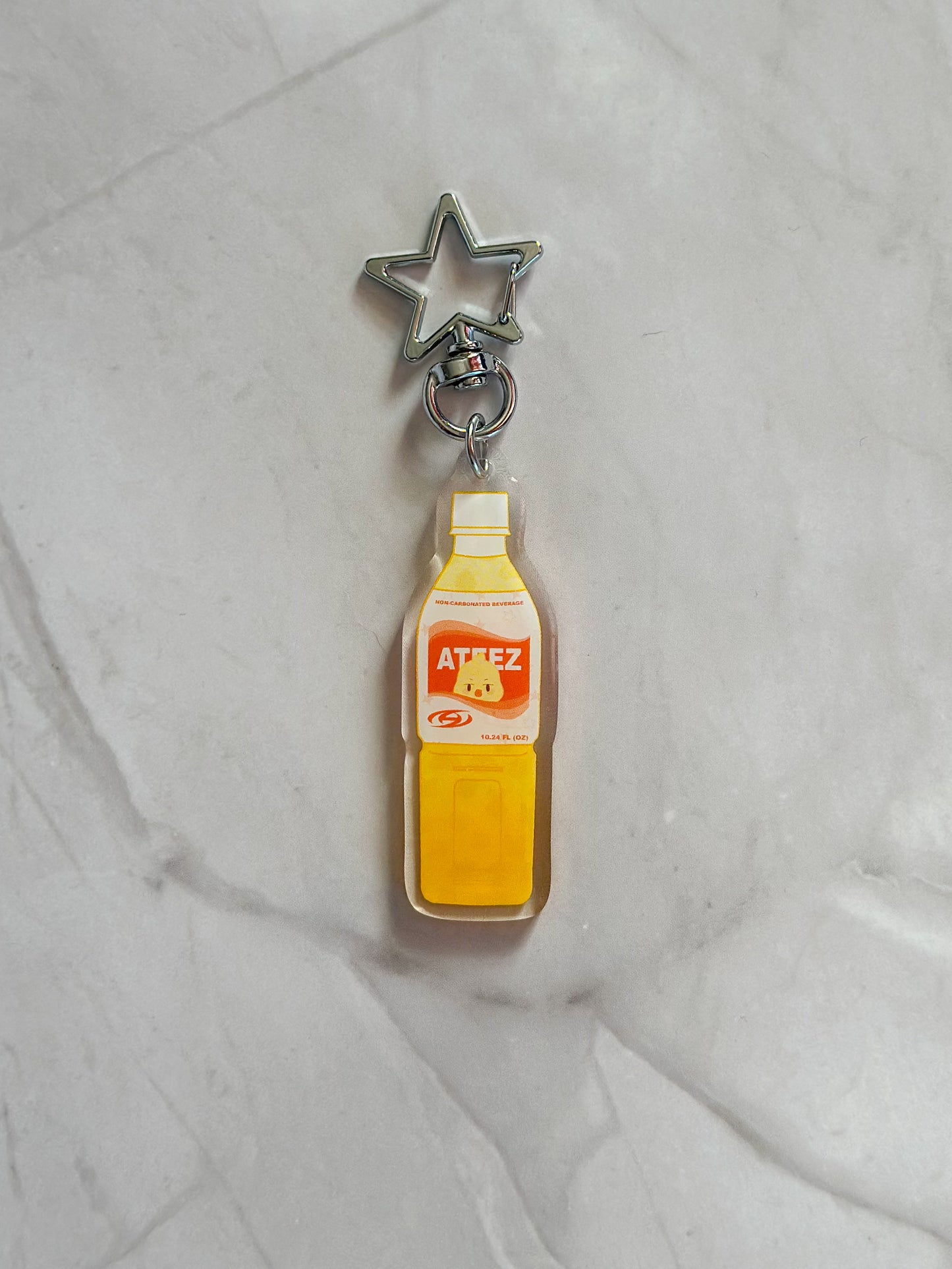 Ateez Aniteez Calpico Drink Double-Sided Acrylic Keychain | K-pop Merch