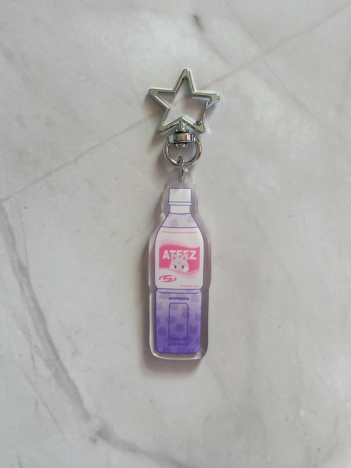 Ateez Aniteez Calpico Drink Double-Sided Acrylic Keychain | K-pop Merch