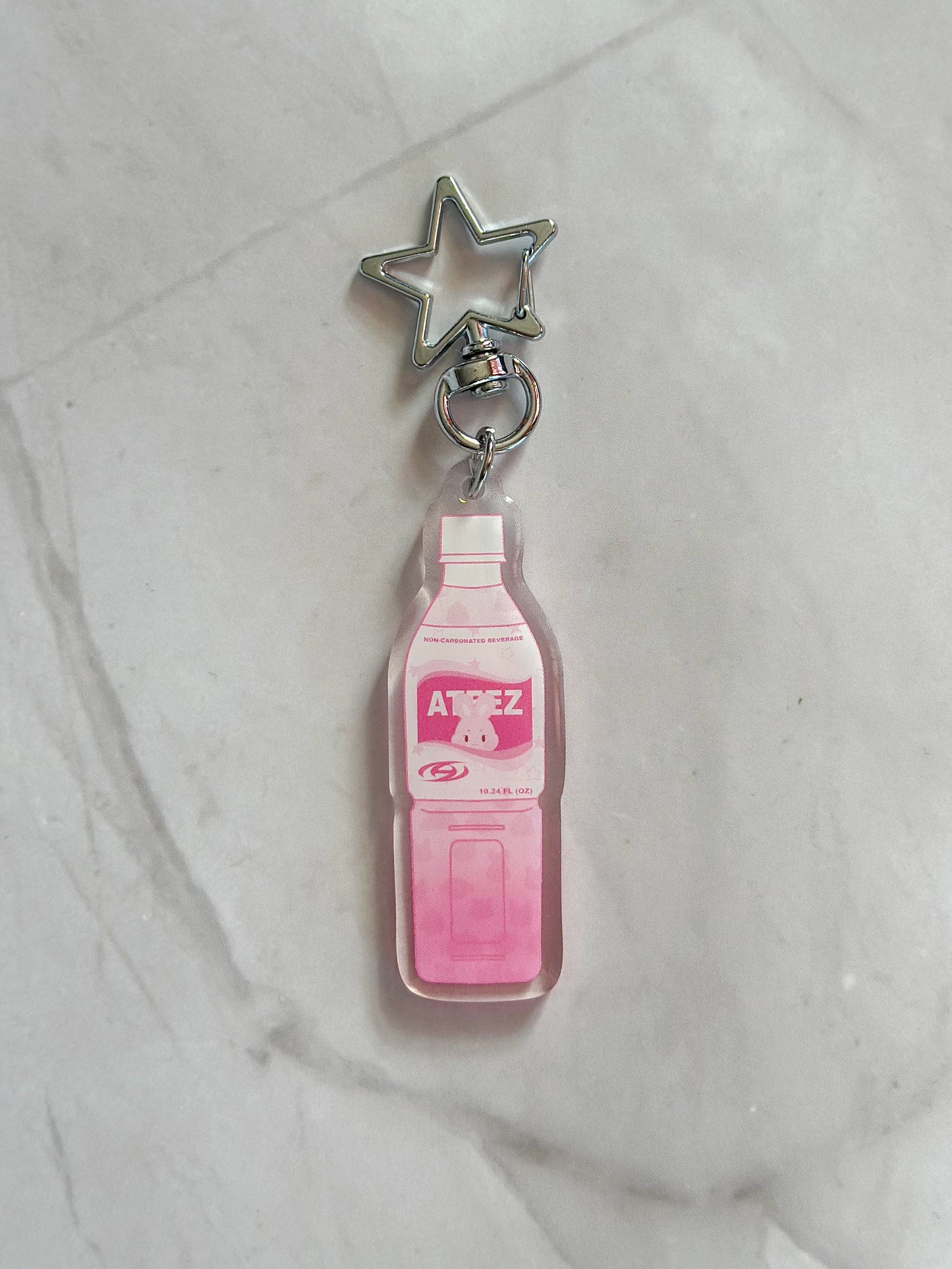 Ateez Aniteez Calpico Drink Double-Sided Acrylic Keychain | K-pop Merch