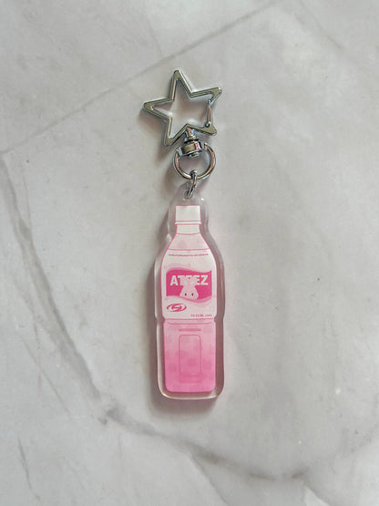 Ateez Aniteez Calpico Drink Double-Sided Acrylic Keychain | K-pop Merch