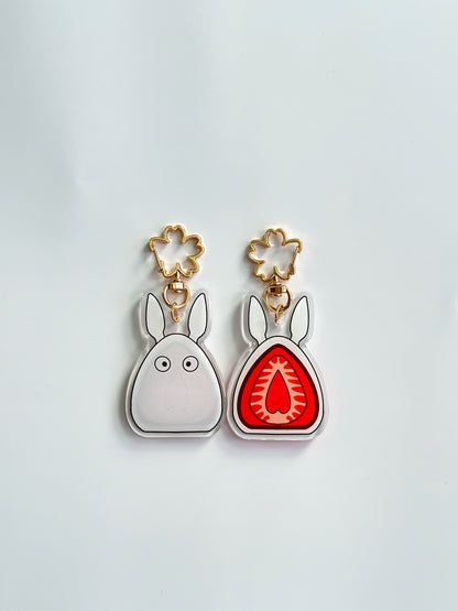 Daifuku Baby Totoro Keychain