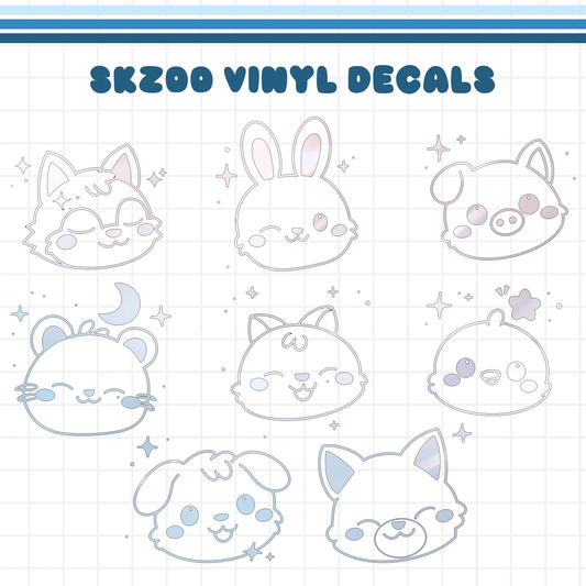 SKZOO Celestial Themed Vinyl Decal
