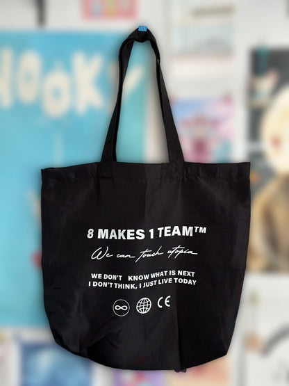 Ateez 8 Makes 1 Team Inspired Tote Bag