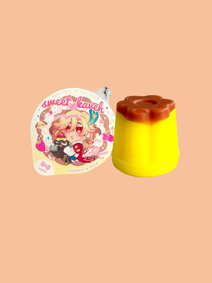 Kaveh Squishy Pudding Cup Keychain Charm