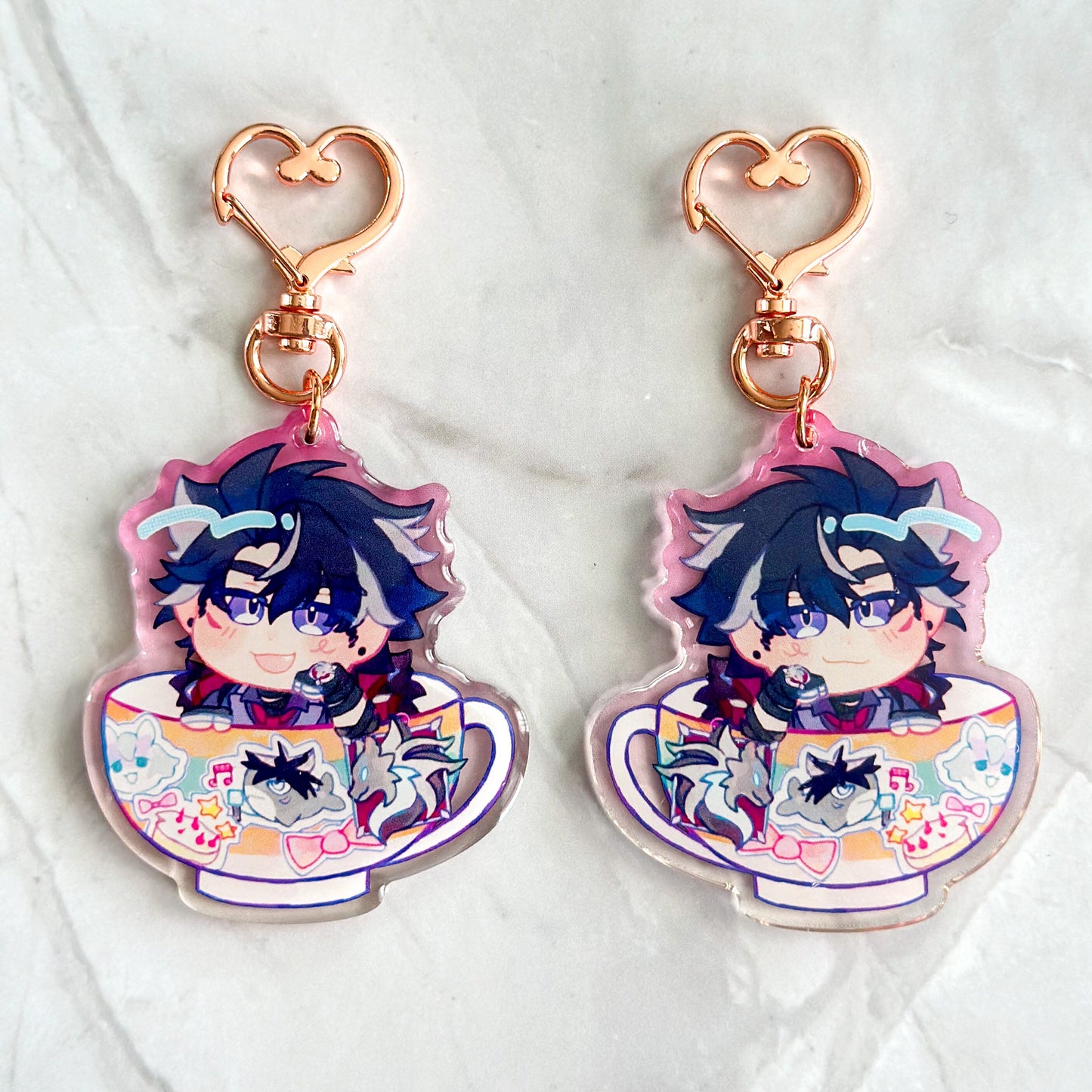 Wriothesley Acrylic Keychain Charm