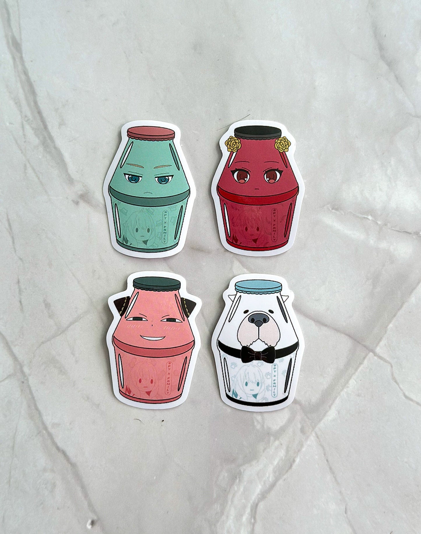 Spy x Family Bottled Vinyl Sticker Flakes