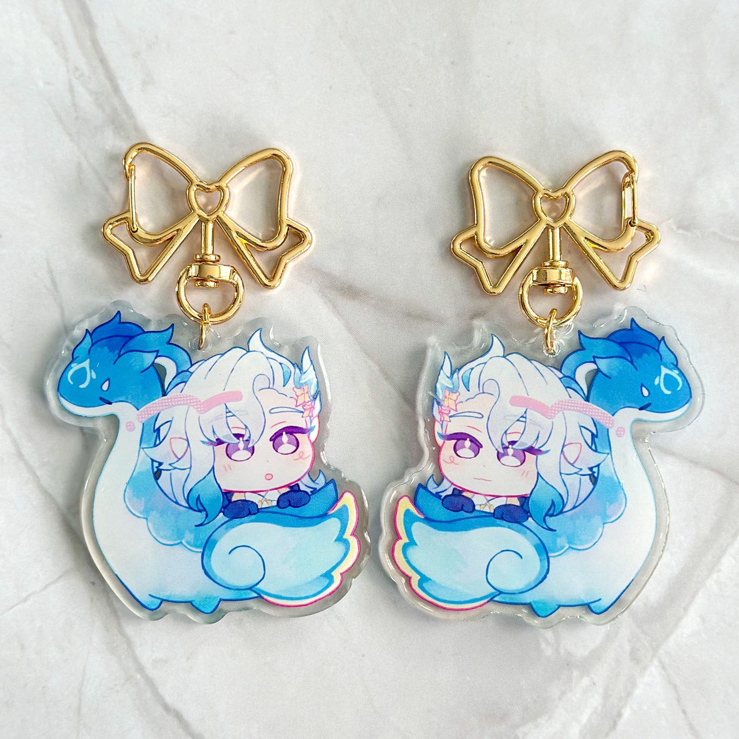 Neuvillette Acrylic Keychain Charm