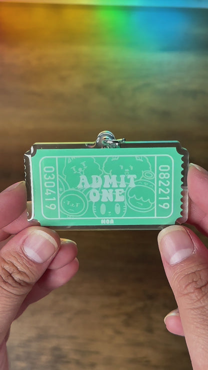 Tomorrow x Together Ppulbatu Admit One Ticket Acrylic Keychain